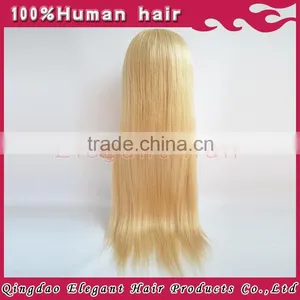 2015 Qingdao New Products High Quality Russian Human Hair Full Lace Wigs Blondes thumbnail-6