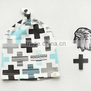 2016 European Style Tied Cap Fashion Baby Breathable Hat Newborn Kids Headwear thumbnail-2