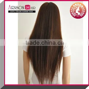 Very Good Sale Light Brown Human Hair Lace Wigs thumbnail-1