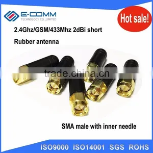 Wholesale 2.4G Antenna WIFI Antenna 3dbi Bluetooth Module RP-SMA Male Right Angle thumbnail-5
