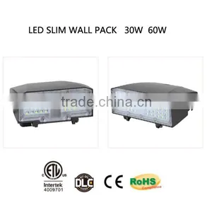 Indoor and Outdoor Ip65 30W 60W Led Wall Pack Light DLC ETL CE RoHS thumbnail-1