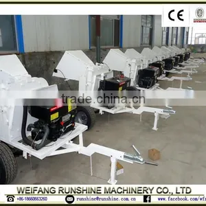 22HP Diesel Mobile Wood Chipper Machine thumbnail-4