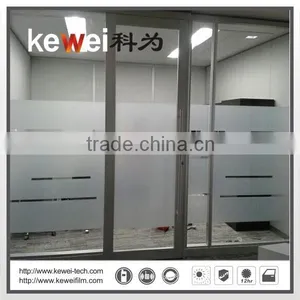 Decorative Frosted Window Film Sliding Glass Doors Matte White thumbnail-1