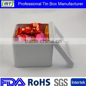 Small Metal Tin Box / Small Metal Box With Window Top thumbnail-2