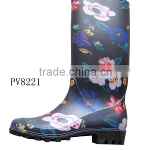 Ladies Plastic Rain Boots / Rain Boots / Boots thumbnail-1