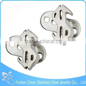 Stainless Steel Dollar Sign Body Jewelry Unique Micro Dermal Piercing thumbnail-1