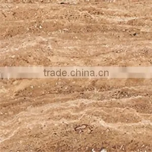 Light and Dark Coffee Travertine Slab,tile,cube for Flooring,paver,wall for Sale thumbnail-3