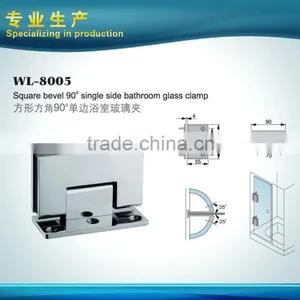 Bevel Circinal Angle 90 Degrees Single Side Shower Glass Door Hinge thumbnail-2