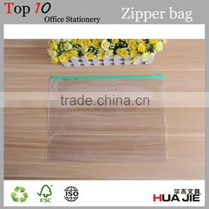 Clear pp Cover Plastic Waterproof Slide Zip Document Holder thumbnail-1