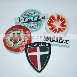 2015 New Fashion High-density Custom Reusable Name Woven School Badges thumbnail-1