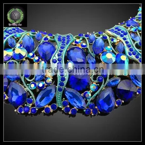 Rending Hot Products Crystal Jewellery Blue Women Accessories KHK719 thumbnail-3