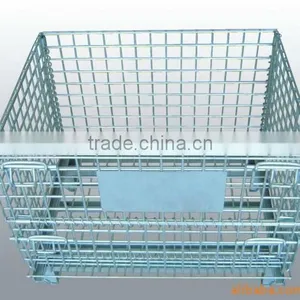 Folded Storage Cage /folding Steel Storage Cage thumbnail-1
