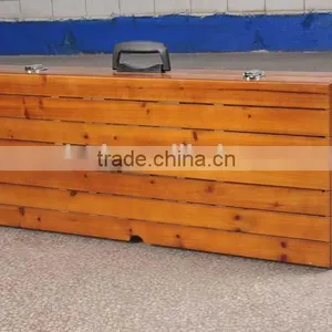 Folding Portabe Wooden Camping Table With 4 Seats thumbnail-4