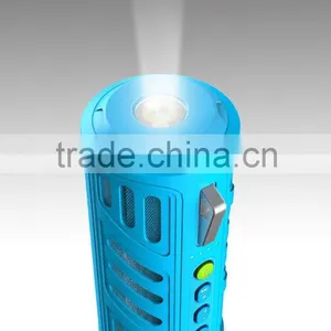 2015 New Arrival Waterproof, Shockproof, Dustproof,4000mAh Power Bank, Led Torch 5 in 1 Multiple Bluetooth Speaker thumbnail-6