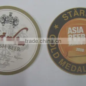 Round Absorbent Paper Coaster; Paper Card Coaster; Pvc Coaster thumbnail-2