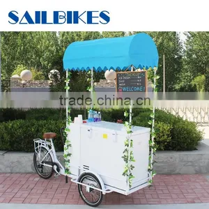 Mini Mobile Ice Cream Cart and Ice Cream Bike for Sale thumbnail-2