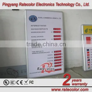 7 Segment Led Display Exchange Rate Board for Investment Advisor thumbnail-5
