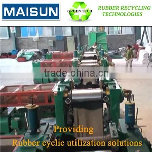 Reclaimed Rubber Mixing Mil for Waste Tyre/used Tires Recycling Production Line thumbnail-1