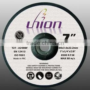 7inch 180X3X22.2mm DEPRESS Cutting Disc for Metal/steel thumbnail-1