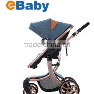 High Lanscape With X Type Frame Baby Strollers,One Key Folding Baby Stroller Quality Choice thumbnail-4