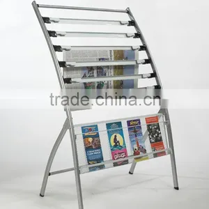 New Outdoor Commerical Metal Magazine and Newspaper Display Stand thumbnail-1