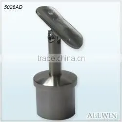 Adjustable Flat Saddle Round Tube Handrail Bracket thumbnail-3