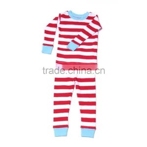 Kids Striped Pajamas Set thumbnail-4