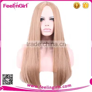 High Quality Synthetic Long and Short Women Wig Blonde thumbnail-3