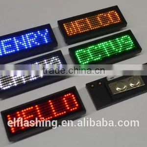 Led Name Badge, Led Name Card,low Price Led Badge thumbnail-1