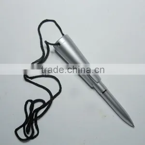 Promotional Plastic Ballpoint Pen With String thumbnail-1