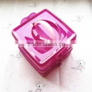 Adjustable Plastic Food Storage Box With 3 Floors thumbnail-1