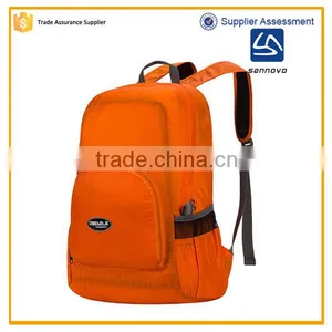 2016 Sannovo Wholesale New Design Soft Foldable Custom Backpack, Folding School Backpack thumbnail-1
