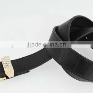 NEW Fashion Women's Fashion 30Mm pu Leather Rhinestone Belt for Women Jeans thumbnail-3