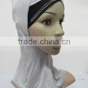 C079 New Style Two Color Ninja Hats With Rhinestones,neck Cover Hats thumbnail-5