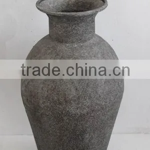100550MC Wholesale Vintage Cast Iron Big Sizes Flowers Vase thumbnail-1