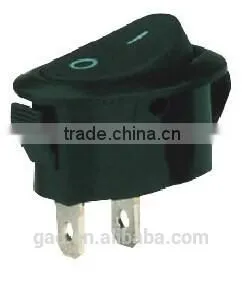 CNGAD 2pins ON-OFF Electrical Rocker Switch 250V (mini Rocker Switch,6A Boat Switch)(KCD9-101) thumbnail-1