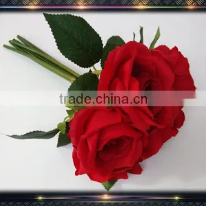 Cheap Wedding Bouquet Artificial Rose Wholesale thumbnail-1