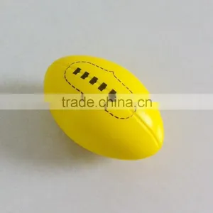 Yellow Rugby Foam Ball thumbnail-1