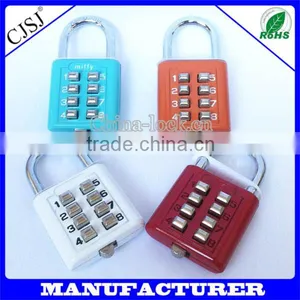 New Design Colorful High Quality Combination Lock Fingerprint Padlock thumbnail-1
