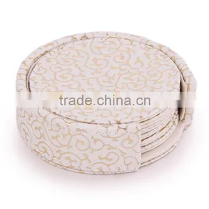 Leather Coasters / Cup Cup / /PU Leather (leather Coasters) Hotel thumbnail-2
