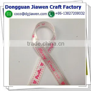 Merry Christmas Printing Satin Ribbon thumbnail-1