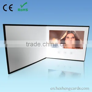 10 Inch Custom Invitation Lcd Video Greeting Card Manufacturer Video Greeting Card thumbnail-3