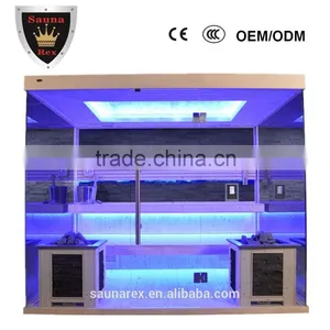 Hemlock Modern Sauna Room With Glass thumbnail-1