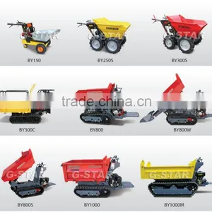 BY1000M Construction Tools ce Certificated Tracked Power Barrow thumbnail-5
