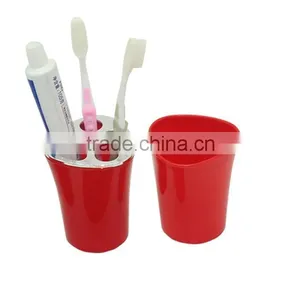 Bath Accessory Set Colorful Plastic Toothbrush Holder thumbnail-3