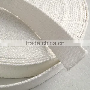 Ribbon Making Factory Customs Garment Accessories Band White Webbing for Snap -open Bottom thumbnail-4