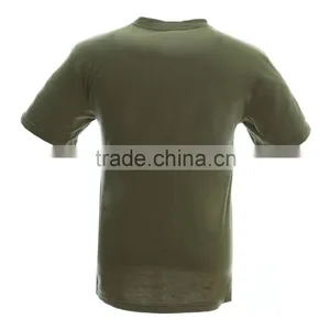 Military Camouflage Army 100% Cotton Army Green Plain T-Shirt Quality Choice thumbnail-2