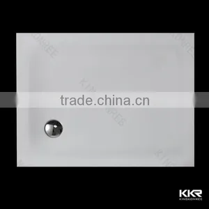 Kingkonree Stone Shower Tray 80x100 Flat Shower Tray thumbnail-6