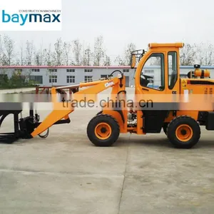 Made in China Skid Front End Loader Grapple Grass thumbnail-2