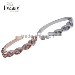 Treasure Factory Simple Fashion Jewelry Couple Rings Horse Eye Diamond Ring Copper Ring thumbnail-4